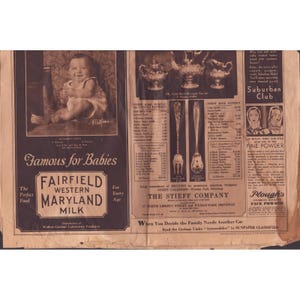 Photogravure vintage du Sunday Sun de Baltimore du 12 avril 1931, section Carnaval aérien image 4