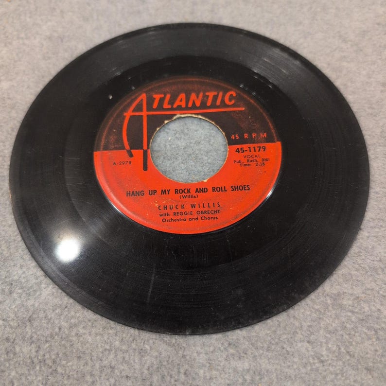Chuck Willis What Am I Living For Hang Up My Rock and Roll Shoes Atlantic 1179 image 3