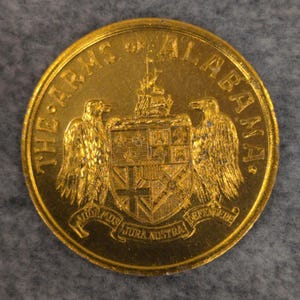 George Wallace Inauguration 50th Governor of Alabama Commemorative Coin Medal image 2