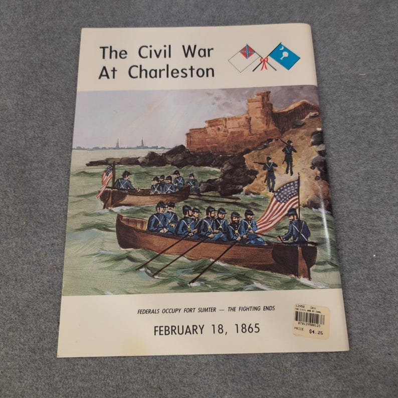 The Civil War At Charleston Post-Courier Booklet Wilcox Ripley 1997 19th Ed image 2