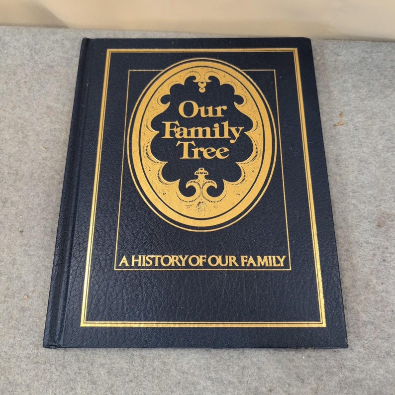 Our Family Tree A History of Our Family Genealogy Record Book 1977 Poplar Books image 1