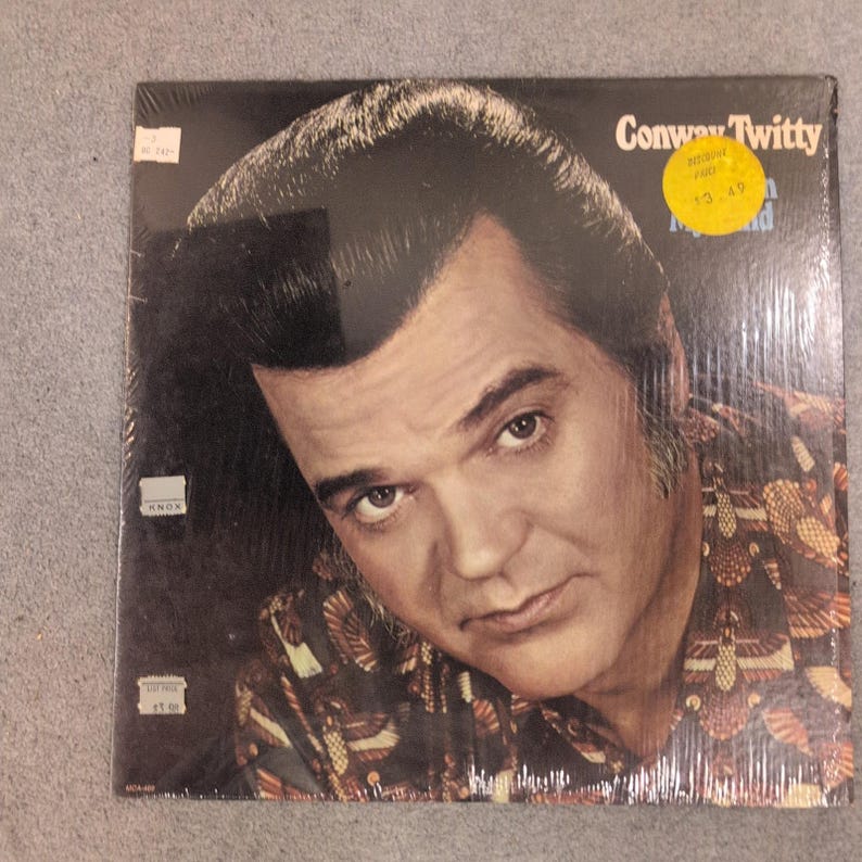 Conway Twitty Linda On My Mind Vinyl LP MCA-469 Country Record 1975 image 1