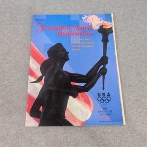 1996 Atlanta Summer Olympics US Team Guide Xerox Official Program XXVI Olympiad image 1