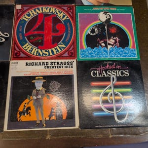 Lot de 15 disques vinyles classiques LP Bernstein Horowitz Van Cliburn Beethoven VG image 5