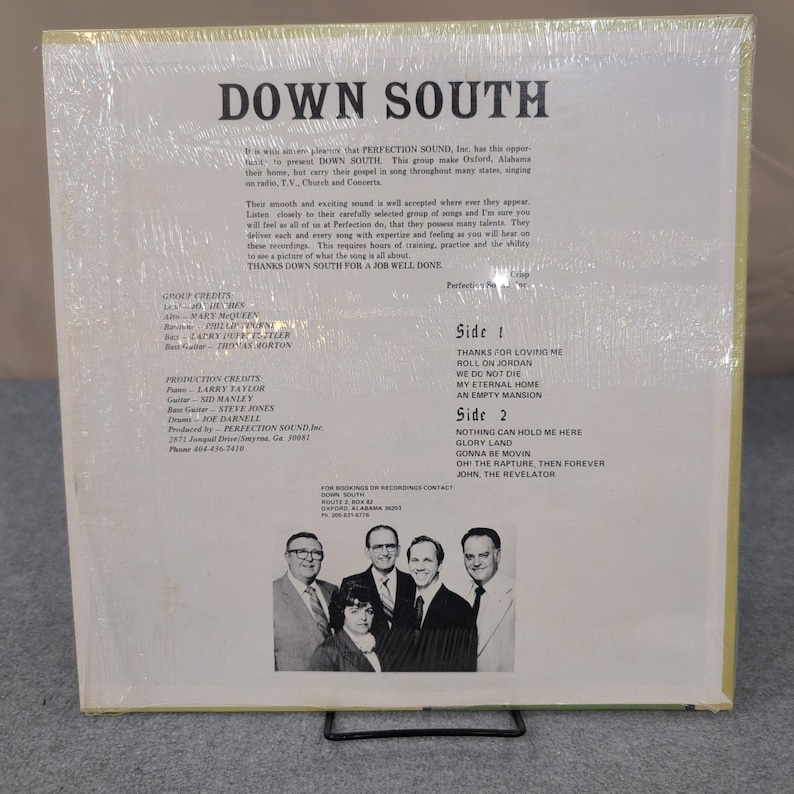 Down South Thanks For Loving Me Gospel Vinyl LP PLP-5455 Perfection Sound image 2