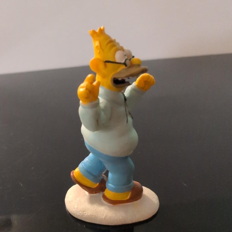 The Simpsons Hawthorne Village Grandpa Simpson Figurine 2004 91818 D image 1