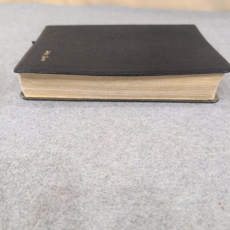 Thomas Nelson NASB The Open Bible Edition Black Leather Red Letter 947 Vintage image 7
