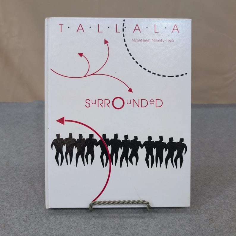 1992 Tallala Talladega High School Yearbook Alabama Vol 55 Surrounded Vintage image 1