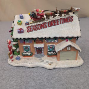 The Simpsons Christmas Village Ned Flanders House Seasons Greetings Light Up