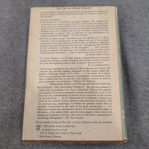 A History of Biology Charles Singer 1962 Revised Edition Hardcover Dust Jacket image 10