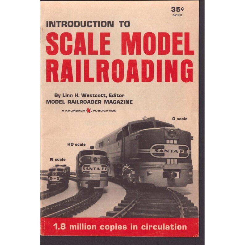 Introduction to Scale Model Railroading Linn H Westcott Kalmbach Booklet 62001 image 1