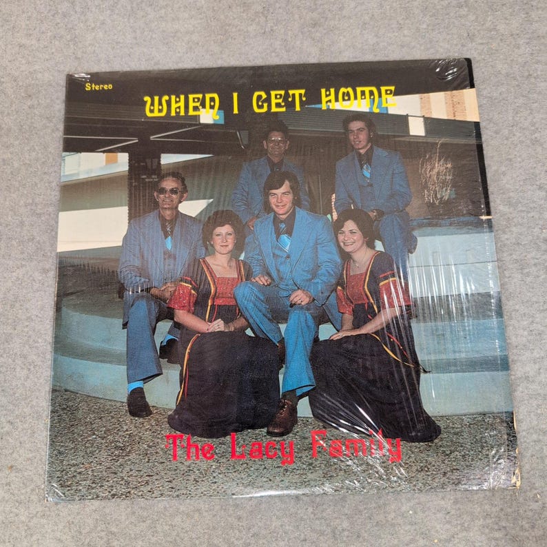 The Lacy Family When I Get Home Gospel Vinyl LP Prestige Productions PP-77-127 image 1