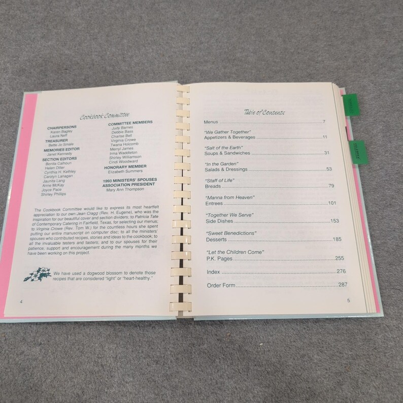 Amazing Graces Meals and Memories from the Parsonage Texas Methodist Cookbook image 4