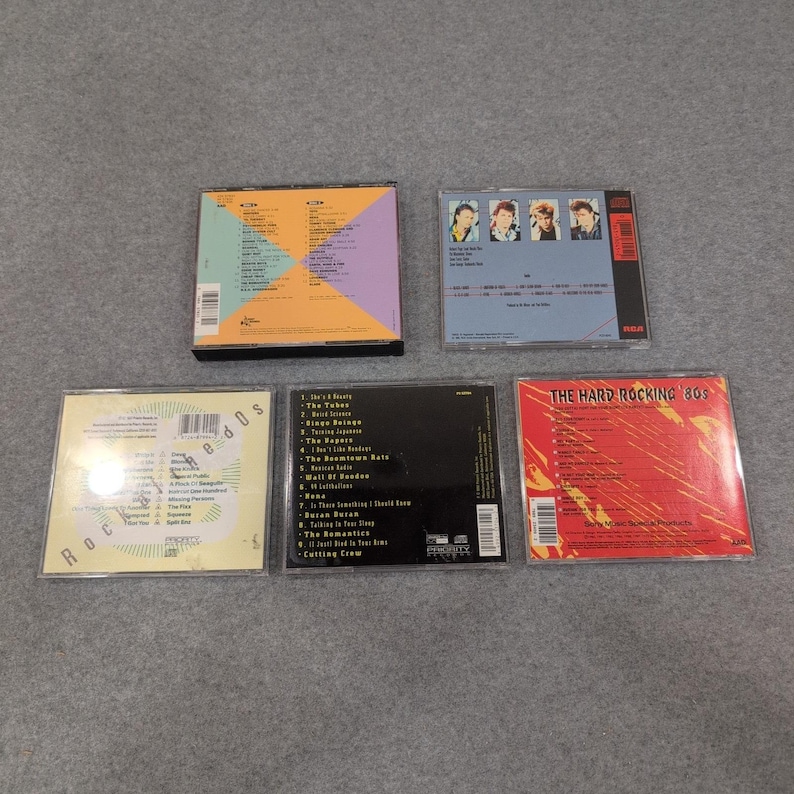 Lot of 5 80s Rock CDs Mr Mister Rock of the 80s Hard Rocking 80s Compilations image 2