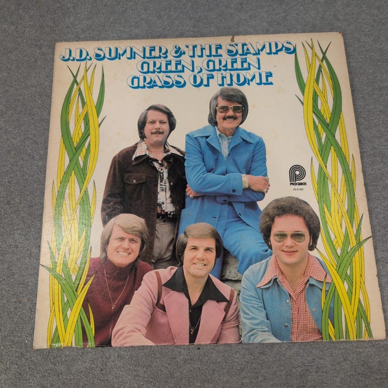 JD Sumner & The Stamps Green Green Grass of Home Vinyl LP Pickwick JS-6193 image 1