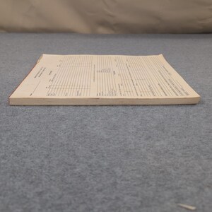 Vtg Medicinsk Patienthistorikblankett Anniston, AL Klinik PC Medicinska Avdelningen bild 2