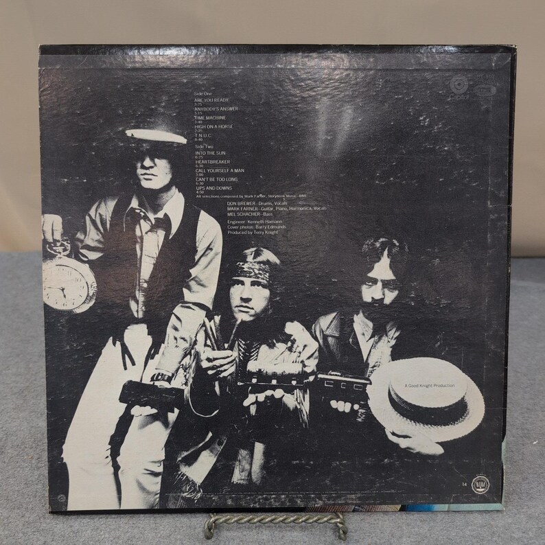 Grand Funk Railroad On Time Vinyl LP Record Capitol ST-307 1969 Hard Rock VG image 2