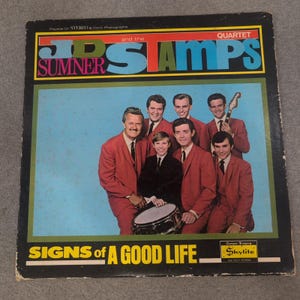JD Sumner and the Stamps Quartet Signs of a Good Life Vinyl LP Skylite SRL 6075 image 1