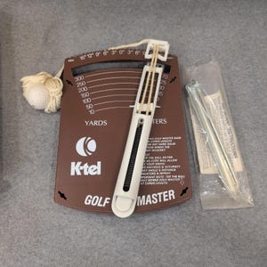 Vintage K-Tel Golf Master Portable Driving Range Practice Device 1976 Model 7400 image 5