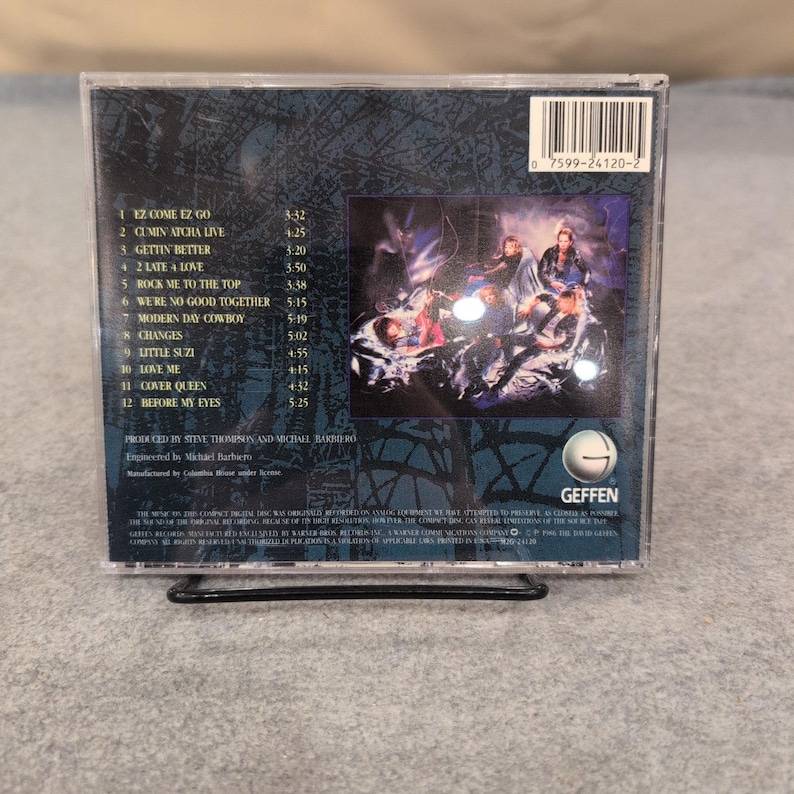 Tesla Mechanical Resonance CD Geffen 1986 Hard Rock Heavy Metal Album VG+ image 2