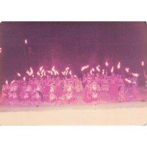 Vintage Polynesian Cultural Center Hawaii Night Dance Photos Lot of 3 image 3
