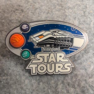 Disneyland Star Tours Starspeeder 3000 Official Pin Trading 2002 Disney Pin image 1