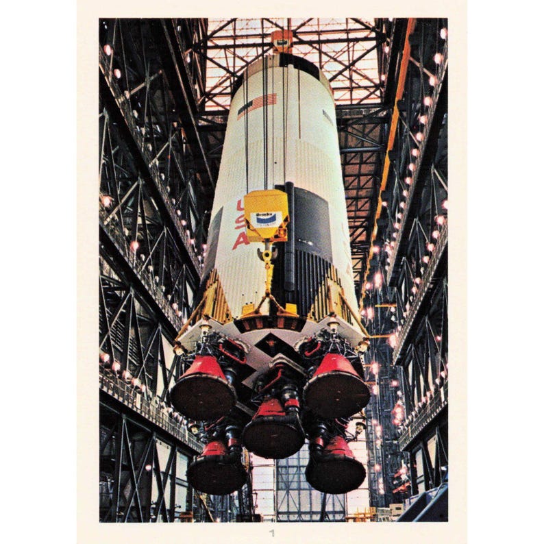 Vintage 1970s Florida Lot of 9 Photos Disney World NASA Apollo Saturn V KSC image 2