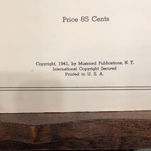 Technic Is Fun Book One Musicord Piano Compositions Vintage 1941 image 2