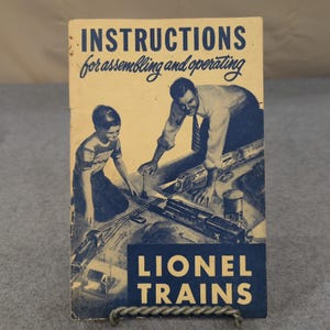 1950 Lionel Trains Instructions for Assembling and Operating Manual No 926-50 image 1