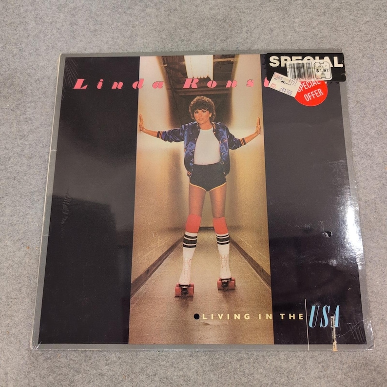 Linda Ronstadt vivant aux États-Unis Album vinyle LP 1978 Asylum Records 6E-155 image 1