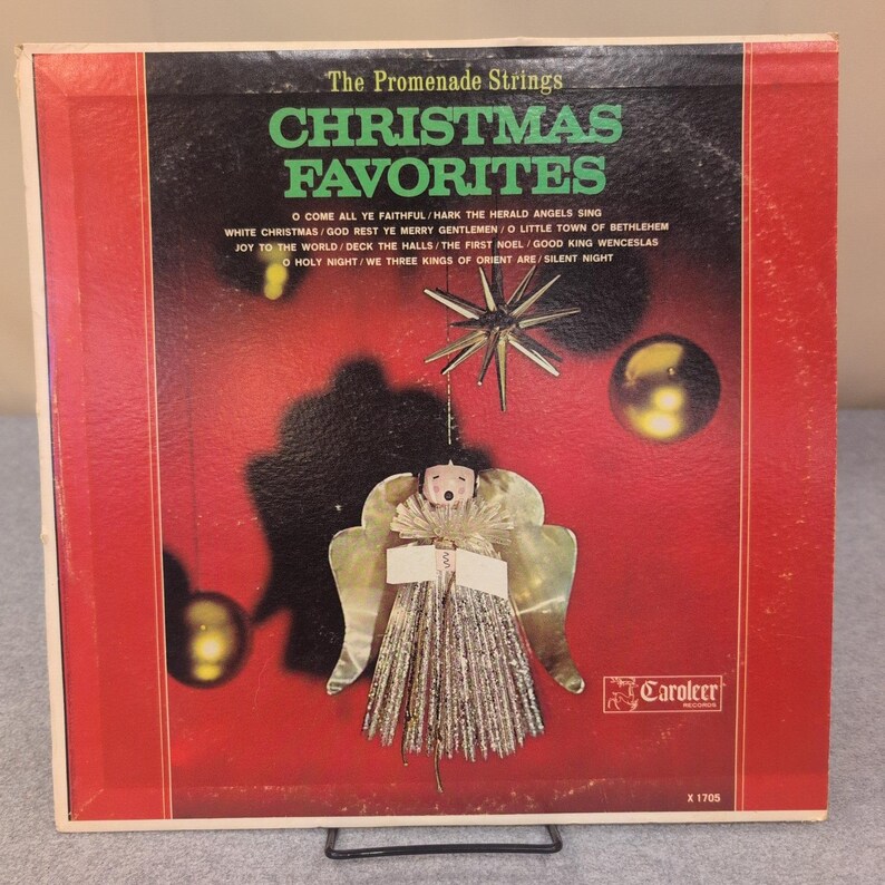 The Spaziergang Strings Christmas Favorites Vinyl LP Caroleer Cords X 1705 VG Bild 1