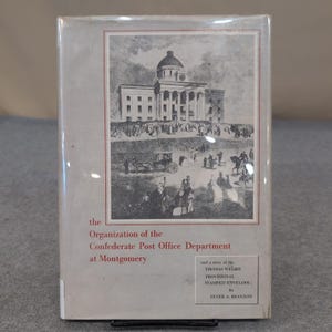 Confederate Post Office Department Montgomery Peter A Brannon Signed 1960 Book image 1