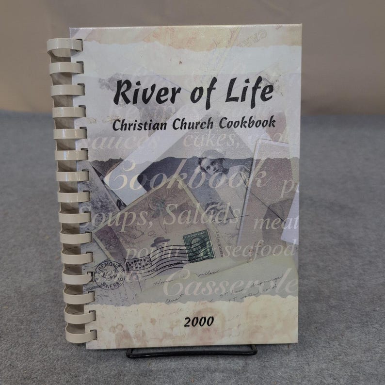 River of Life Christian Church Cookbook 2000 Logansport Indiana Disciples Christ image 1