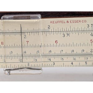 Vintage K & E N4053-3 Rechenschieber mit Koffer – Keuffel Esser Co. USA Bild 5
