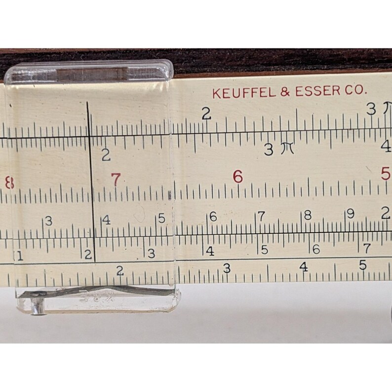 Vintage K & E N4053-3 Rechenschieber mit Koffer – Keuffel Esser Co. USA Bild 5