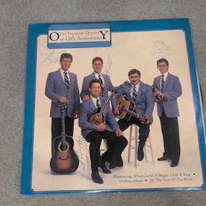 The Primitive Quartet Our 12th Anniversary Signed Vinyl LP Gospel 1985 image 1