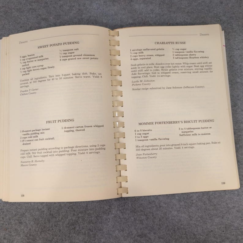 Ricette della tradizione dell'Alabama, ricettario dell'American Cancer Society, 1984 immagine 4