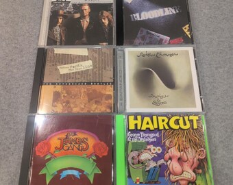 6 CD Lot Blues Rock Guitar Cream Robin Trower George Thorogood James Gang