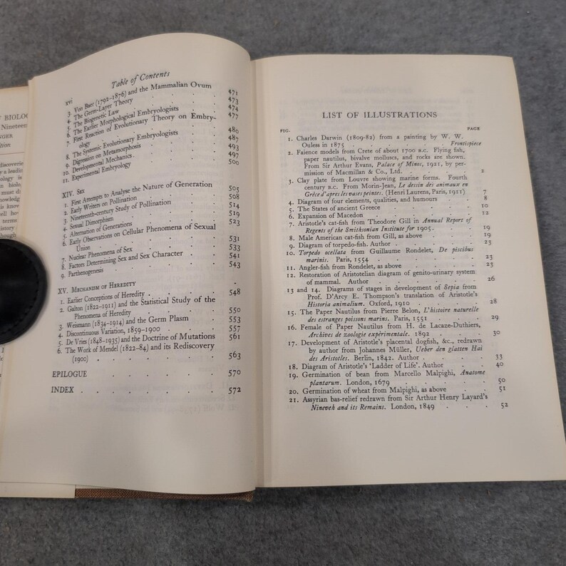 A History of Biology Charles Singer 1962 Revised Edition Hardcover Dust Jacket image 8