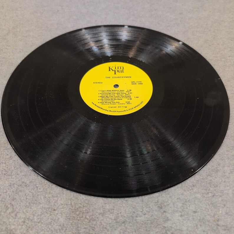 The Countrymen Self Titled Vinyl LP Kim-Pat KPL-7710 Southern Gospel Tennessee image 5