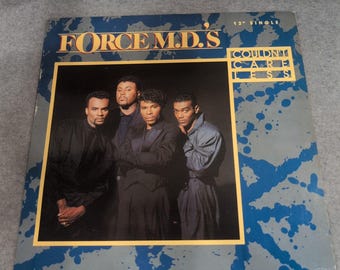 Force M.D.'s Couldn't Care Less 12" Vinyl Single Tommy Boy TB 909 1987 Promo