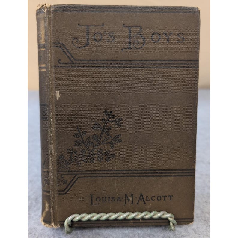 VTG 1886 Jo's Boys and How They Turned Out Louisa M Alcott Book Hardcover 1886 image 1