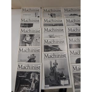 Tidskriften Home Shop Machinist, 32 exemplar (1991-2000, diverse nummer) VG+ bild 2