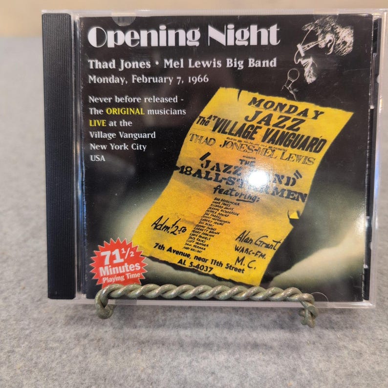 Thad Jones Mel Lewis Big Band Opening Night Live Village Vanguard CD 1966 Jazz image 1