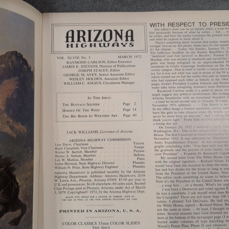 4 Arizona Highways Magazines Collection 1971 1972 1977 Vintage Southwest Travel image 3