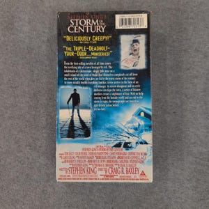 Stephen King Storm of the Century VHS 1999 Double Tape Set Factory Sealed New image 3