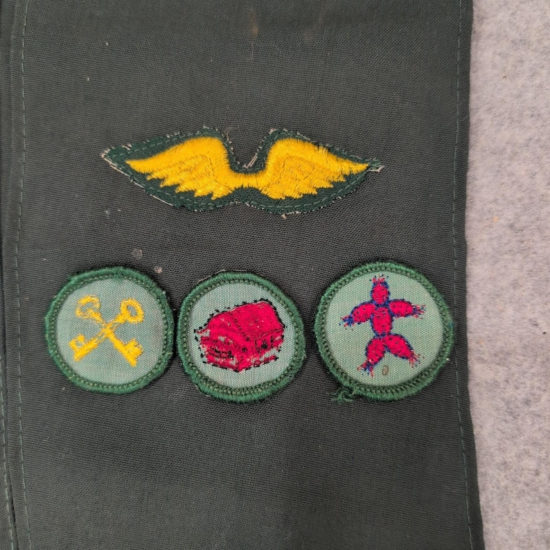 vintage Boy Scout Sash Noark Council Troop 43 insignes du mérite épingles BSA Arkansas image 2
