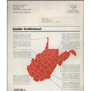 Goldenseal West Virginia Traditional Life Magazine Fall 1991 Zekanys of Logan Co image 2