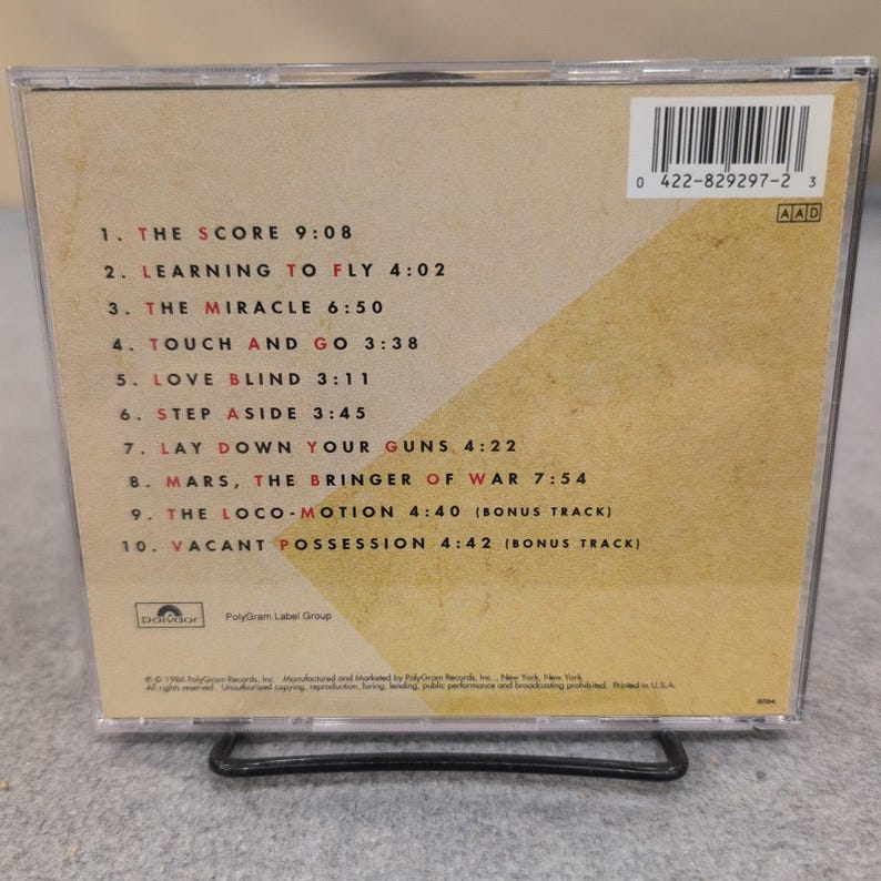 Emerson Lake & Powell Self-Titled CD 1986 Polydor 829 297-2 Progressive Rock image 2