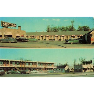City Motel Restaurant Richmond VA Chrome Postcard Dexter Press Jefferson Davis H image 1